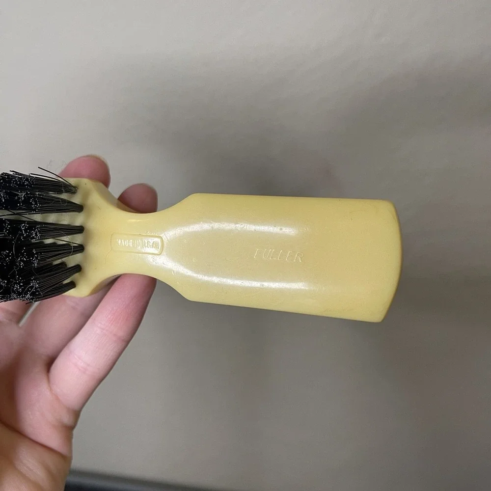 Vintage FULLER nylon Bristle Hair Brush‎ 6 Rows 8